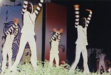  A dance group performs at Choreo Nite, Saarang 2005