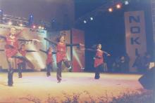 A dance group performs at Choreo Nite, Saarang 2005