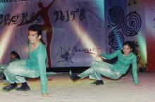 A dance group performs at Choreo Nite, Saarang 2005