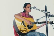 A solo performance at one of Saarang’s many music related competitions