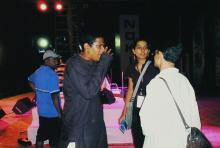 Saarang participants at the Open Air Theatre