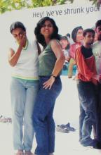 Students participating in a competition at Saarang