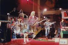 A band performs at Saarang 2003