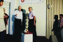 The lighting of the kuthu vilakku, Saarang 2005 Inauguration