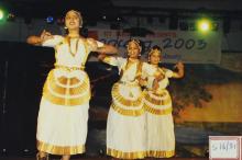 A dance performance at IIT Madras, 2003
