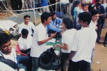 An event at Saarang 2005