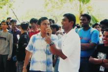 A Saarang event underway, 2005
