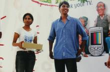 An event underway at Saarang, 2005