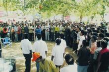 An event in progress at Saarang, 2005