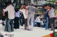 An event at Saarang, 2005