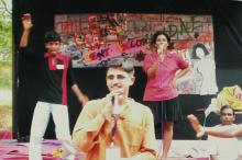 An event at Saarang, 2005