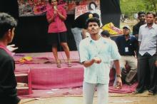 A Saarang event underway, 2005