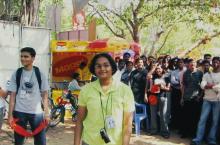 People at a Saarang event, 2005