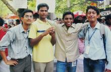 Students at Saarang, 2005