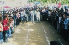 An event at Saarang, 2005