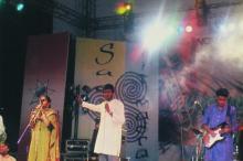  A band performs during Decibels at Saarang 2005