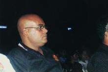 A close-up shot of an audience member, Saarang 2005