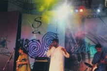 A band performs during Decibels at Saarang, 2005