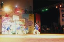 A dance group performs during Choreo Nite, Saarang 2005