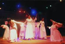  A dance formation at Choreo Nite, Saarang 2005
