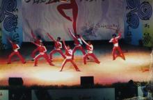 A dance performance during Choreo Nite, Saarang 2005