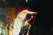  A dance performance during Choreo Nite, Saarang 2005