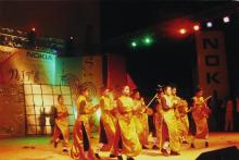 A dance performance captured during Choreo Nite, Saarang 2005