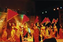 A dance performance during Choreo Nite at Saarang 2005
