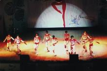 A dance performance during Saarang’s Choreo Nite in 2005