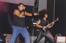 Headbanging at Saarang, 2003