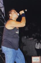 At Saarang’s rock night, 2003