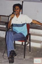 At an event during Saarang, 2003