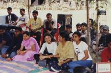 At a Saarang event, 2003
