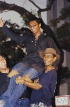 A jubilant group at IIT Madras, 2003