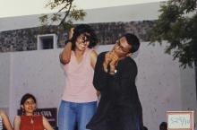 An event in progress, 2003