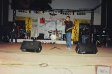 A group of musicians perform at IIT Madras, 2003