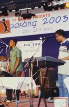 At a Saarang event, 2003