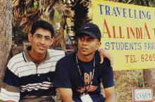 Students photographed at Saarang 2003