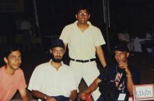 Students photographed at Saarang 2003