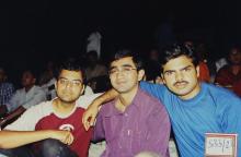 Students photographed at Saarang 2003