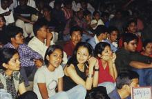 Students photographed at Saarang 2003