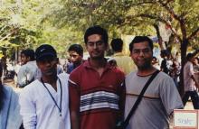 Students photographed at Saarang 2003