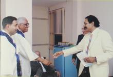 An interaction at the 41st convocation, 2004