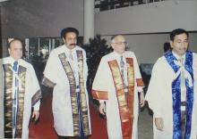 The distinguished guests at the Student Activities Centre (SAC), 2004