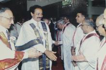 An interaction at the 41st convocation, 2004