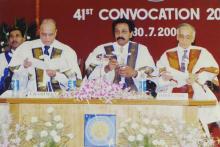 The distinguished guests at the 41st convocation, 2004