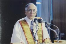 Prof. M. S. Ananth delivers a speech at the 41st convocation, 2004