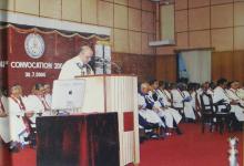 Dr. Krishnaswamy Kasturirangan speaks at the 41st convocation, 2004