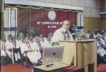 At the 41st convocation of IIT Madras, 2004