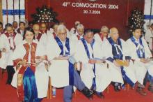 At the 41st convocation of IIT Madras, 2004